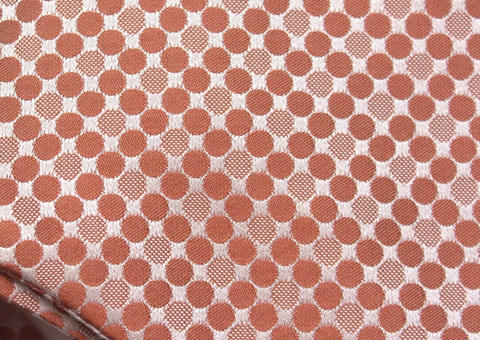 Rusty brown–orange polka dots Bow Tie