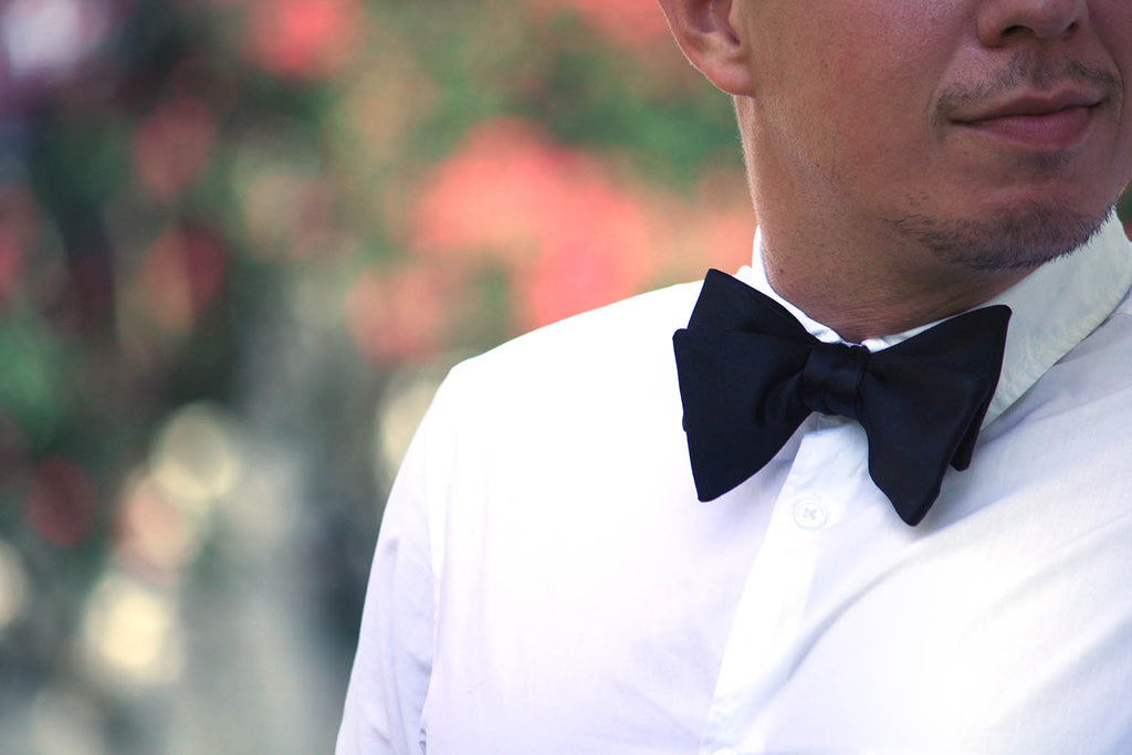 Black Classic Self-tied Bow Tie