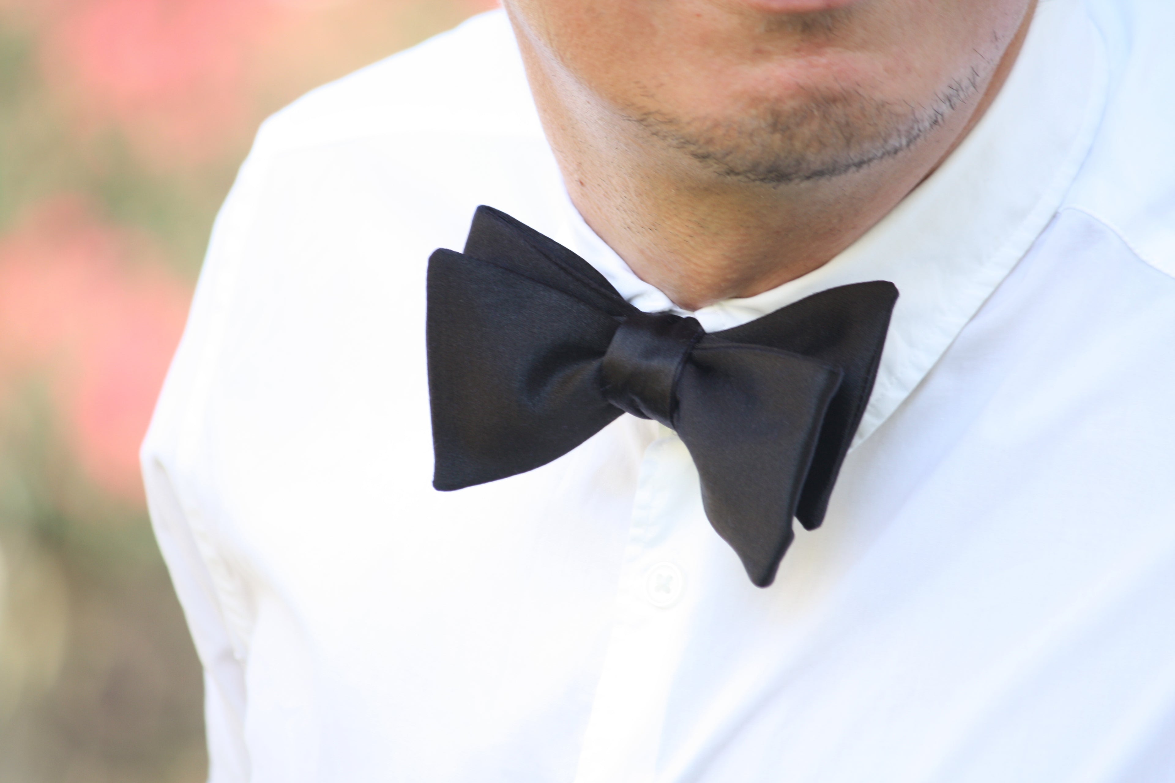 Black Classic Self-tied Bow Tie