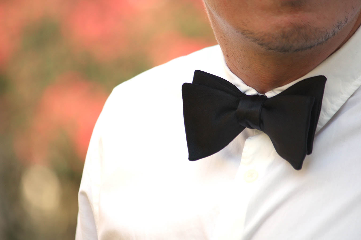 Black Classic Self-tied Bow Tie