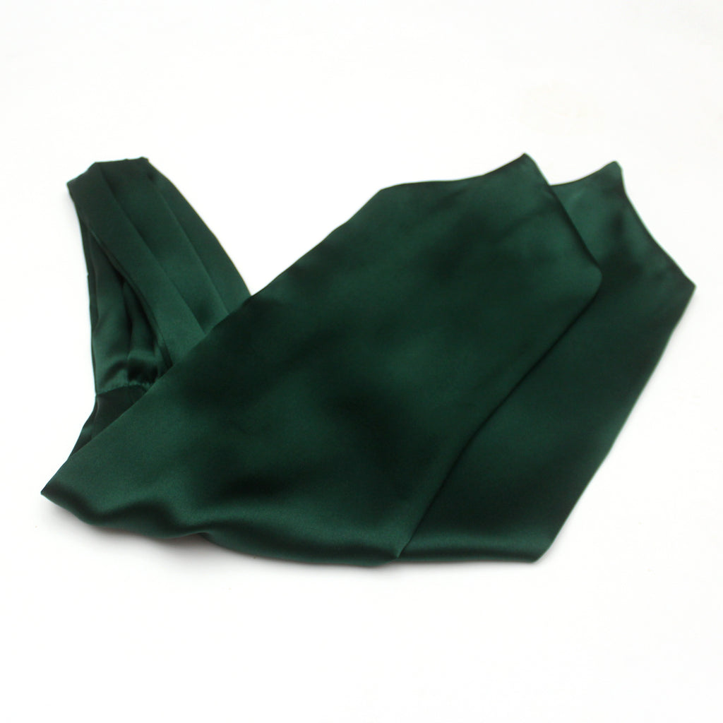Silk Ascot Emerald Green