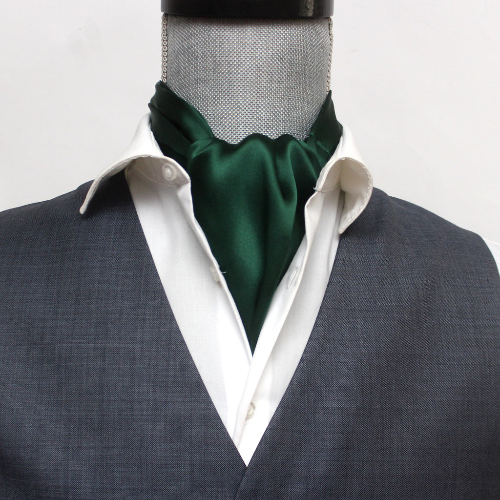 Silk Ascot Emerald Green