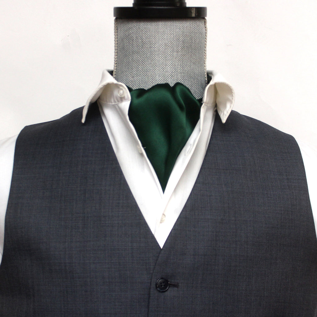 Silk Ascot Emerald Green