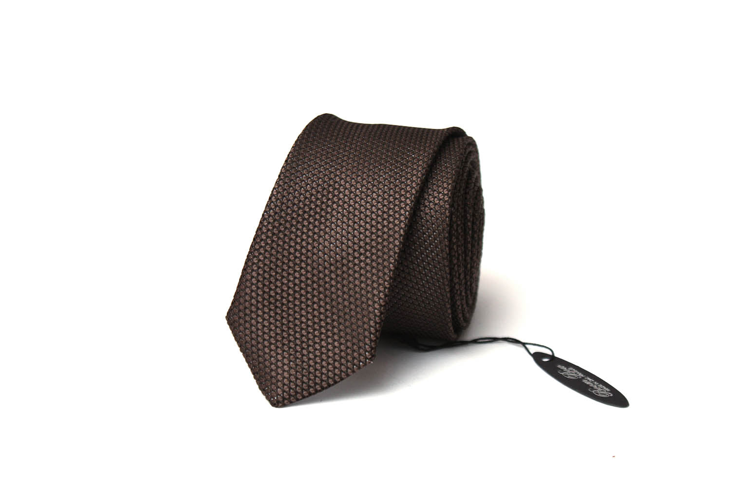 Brown Silk Necktie