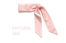 Load image into Gallery viewer, Light Pink Silk Skinny Scarf
