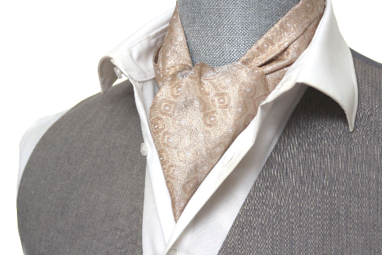 Champagne ornament Silk Ascot