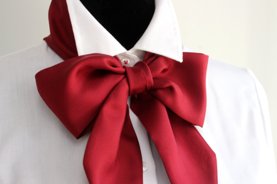 Maroon Skinny Scarf