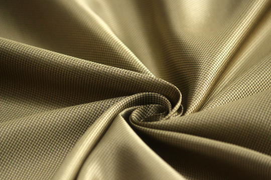 Dusty Gold Mustard 100%silk Fabric 42