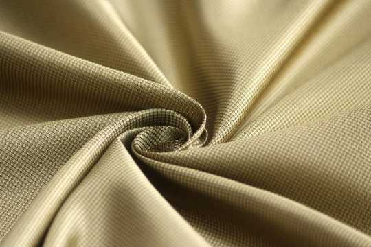 Dusty Gold Mustard 100%silk Fabric