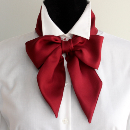 Maroon Skinny Scarf