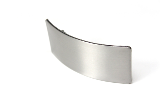 Silver Gold Semicircle Metallic Automatic Barrette