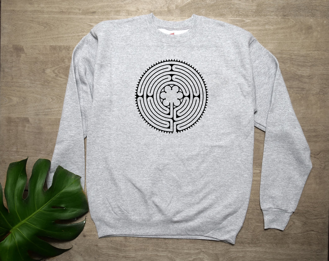 Labyrinth Unisex Long-sleeved Sweatshirt